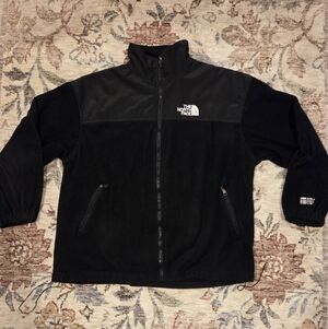 The North Face Black Fleece Zip-Up Jacket - Men's Large